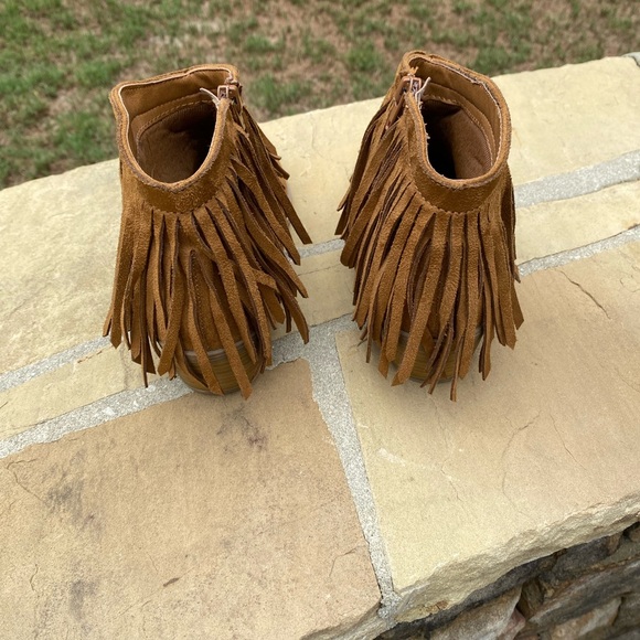 Soda Ankle Boots with Fringe worn a few times in Good Condition - Picture 2 of 9